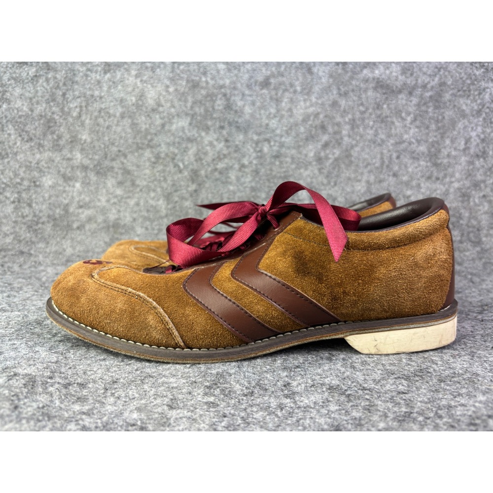 Vintage Brunswick Bowling Shoes Womens Size 5 Brown‎ Suede Leather 1970s